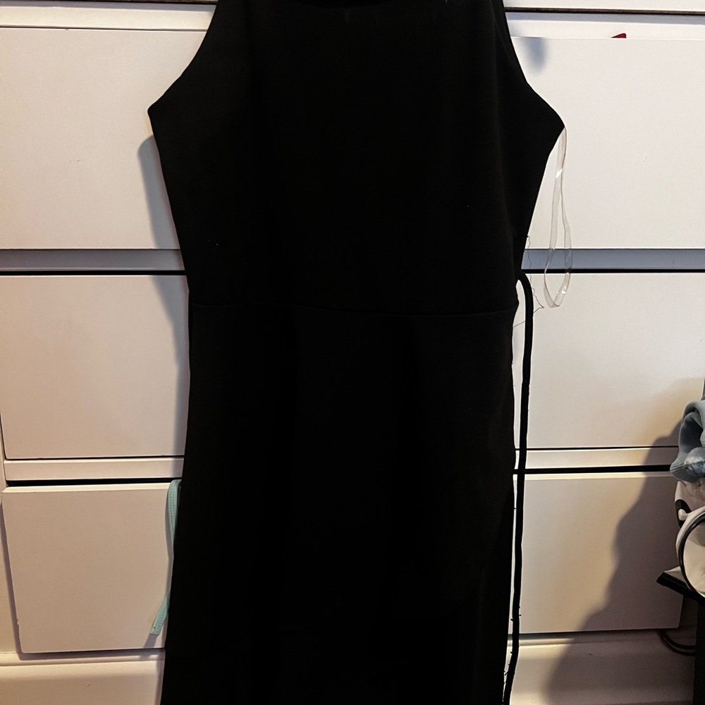 Speechless Black Mini Dress with Chic Design